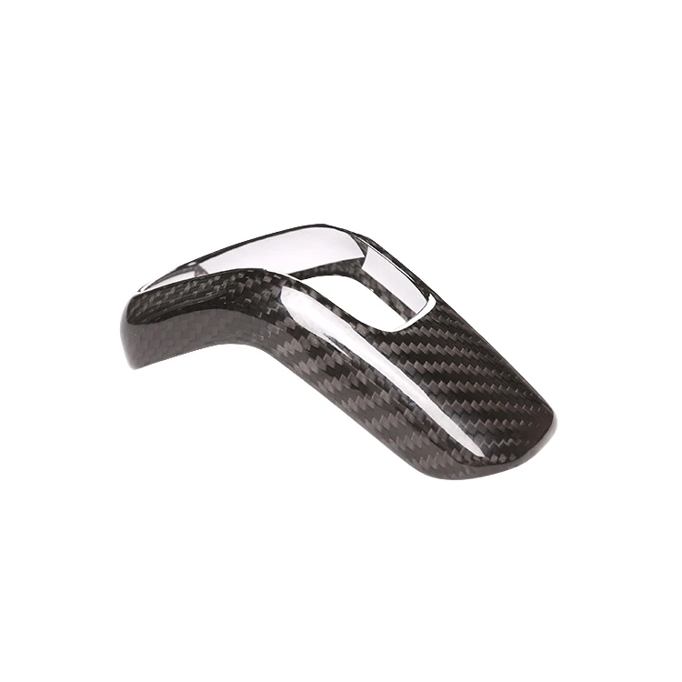 

Car Gear Shift Knob Cover Carbon Fiber Look Trim Fits For Land Rover Defender Range Rover Sport 2018 -2021 Interior Accessories