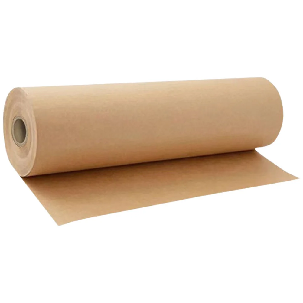 

Kraft Paper Roll 30m Solid Color Brown Gift Wrapping Material for Packing Floral Bouquet Craft DIY Art Painting