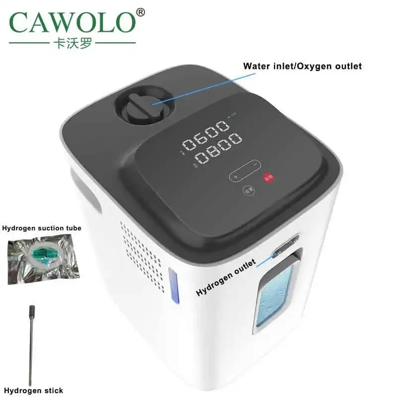 Cawolo HIM-52 Máquina de hidrógeno ga Máquina de inhalación de hidrógeno para el hogar Hidrogeno molecular h2 Polvo