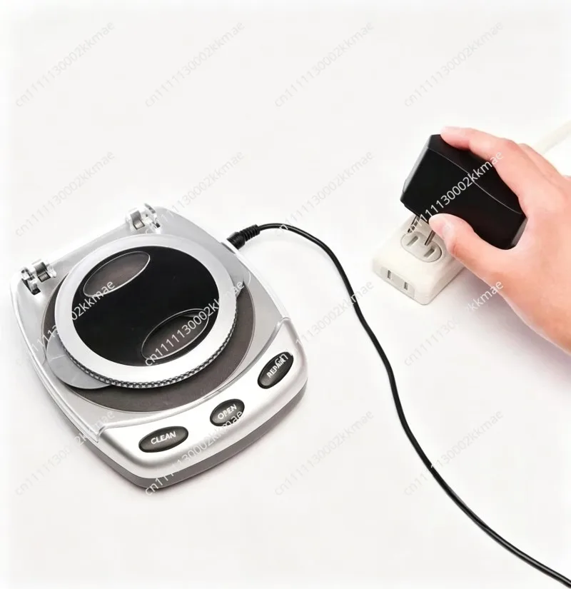 Electric CD DVD Disc Cleaner, Automatic Scratch Repair and Restoration Machine