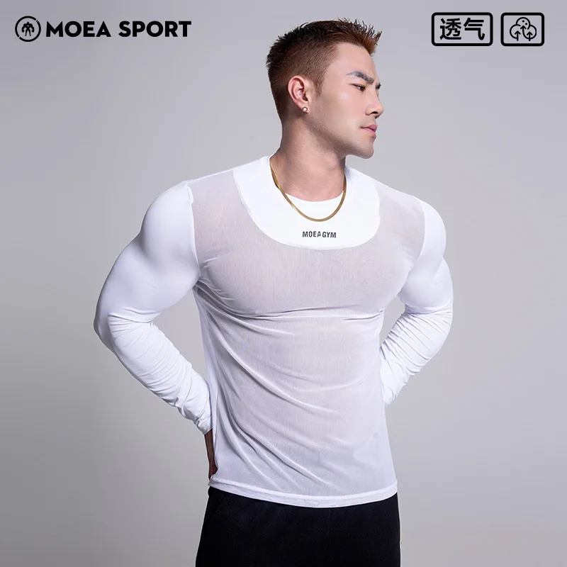 

Spring long sleeve transparent black men t shirt Plus size party club sexy top streetwear