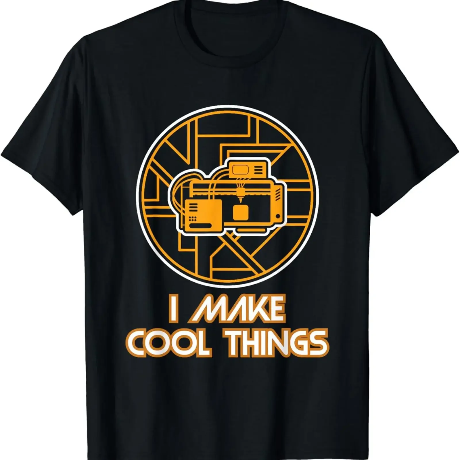 3D Printing T Shirt for a Printer Enthusiast  vintage Washed Versatile Stylish Stretched Comfortable graphic homme Breathable