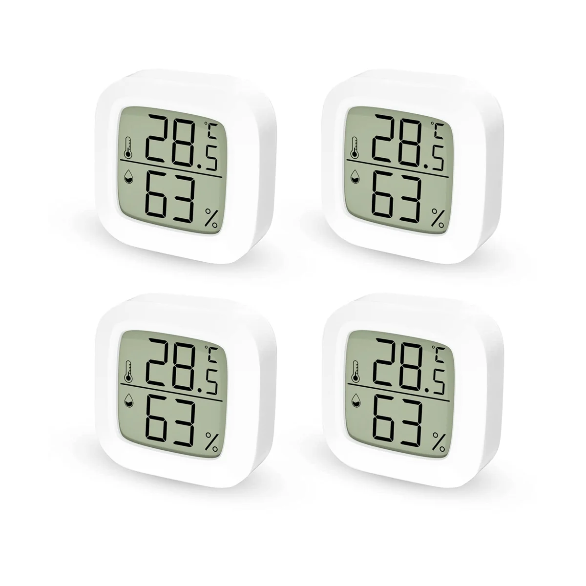 

Indoor Home Thermometer Set,Digital Thermometer Hygrometer Mini LCD Indoor Thermometer, Digital Thermometer