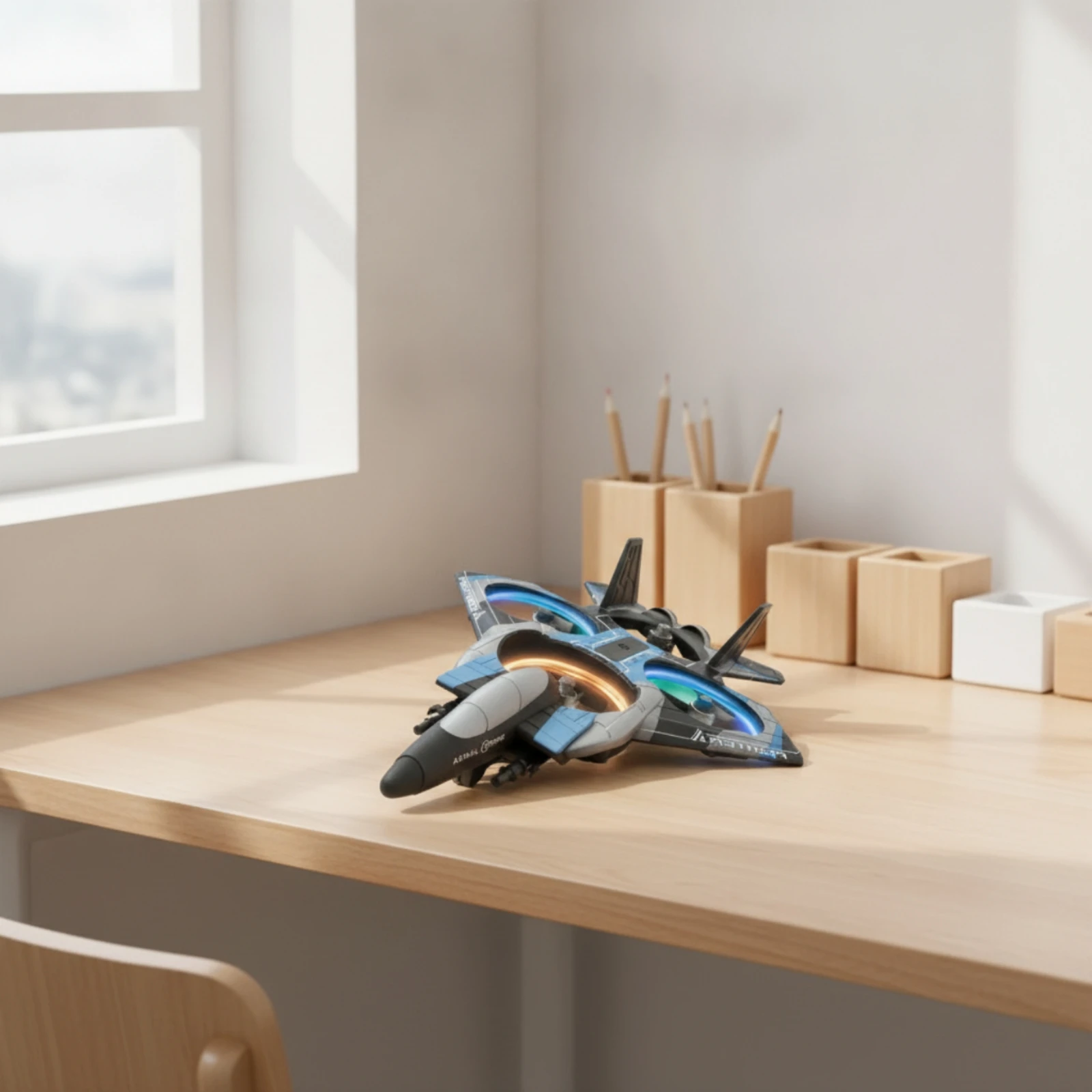 Drone Rc Fighter Jet - 전투기 드론 수직 이착륙 RC 쿼드콥터