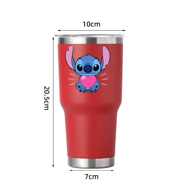 Large capacity 30oz Bingba beer glass 304 stainless steel Disney co branded insulation and cooling office insulated cup