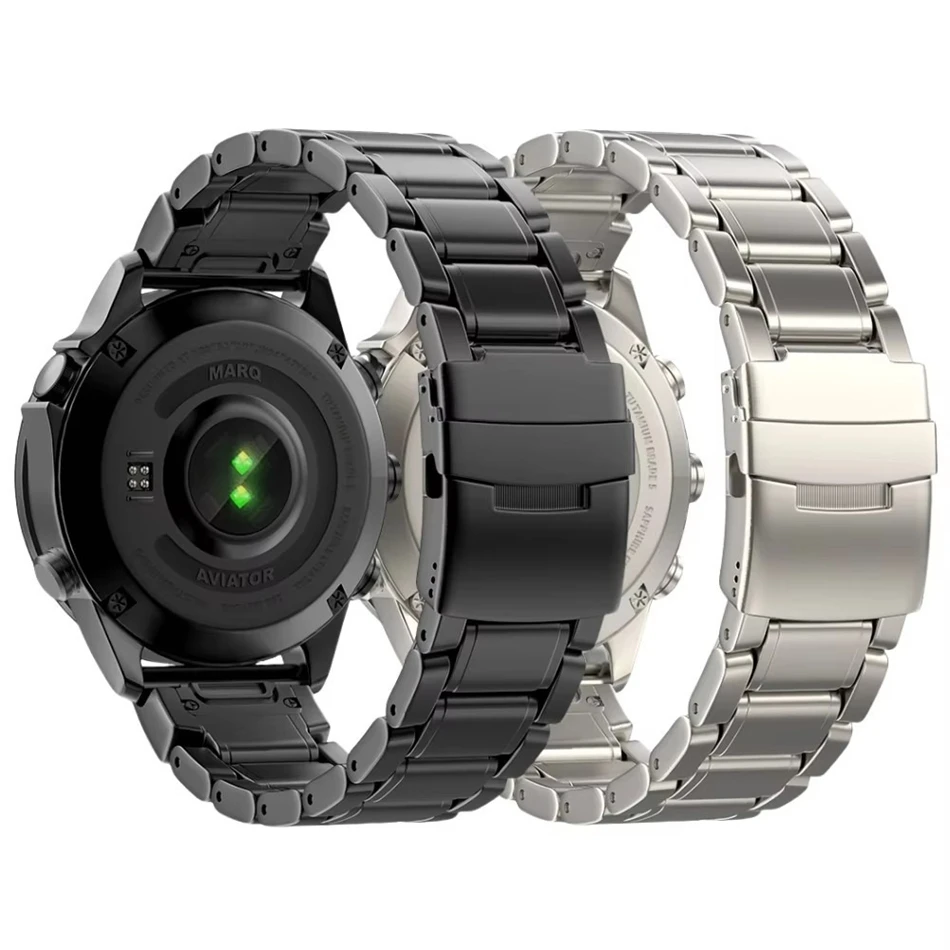 QuickFit 22/26mm Strap For Garmin Fenix 8 47/51mm 7X Pro 6X 5 Plus Titanium Wing-Style Watch Band for Instinct Tactix 8 Enduro 2