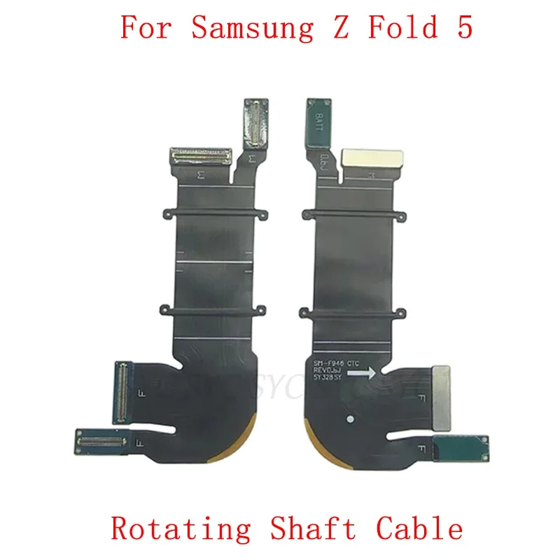 Main Board Motherboard Connector LCD Flex Cable For Z Fold 5 F946 F956 Rotating Shaft Cable Repair Parts