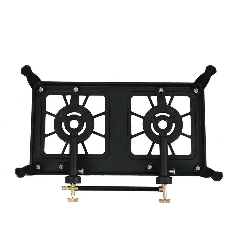 Cast Iron Household Large Firepower Natural Gas Stove Outdoor Camping Barbecue LPG Stove