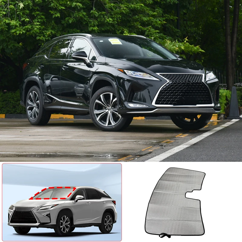 

For Lexus RX 2016-2021 Foldable Car Windshield Sun Shade Front Window Curtain Summer UV Refletive Sun Protection Cover