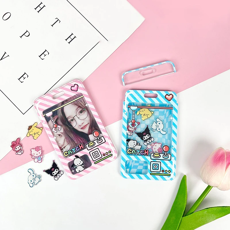 Photo Display Holder Bus Card Case Student Card Holder Protective Case Photocard Holder ID Cards Holder Sanrio Card Sleeve