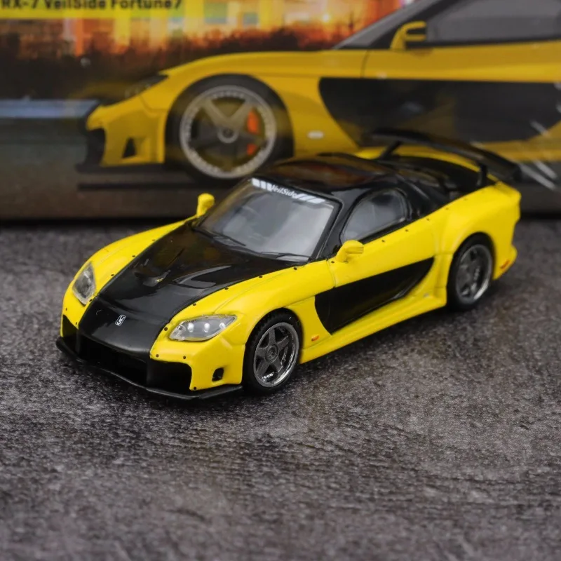 TW Diecast 1:64 Mazda RX-7 VeilSide Fortune7 Car Model Mazda Play Vehicles Collectible Model Cars Toys for Boys Gift view 2