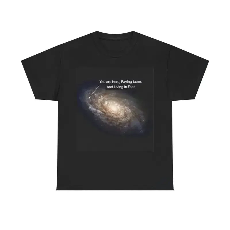 Joe Rogan Space T Shirt Funny Paying Taxes Outer Aliens Heavy Cotton