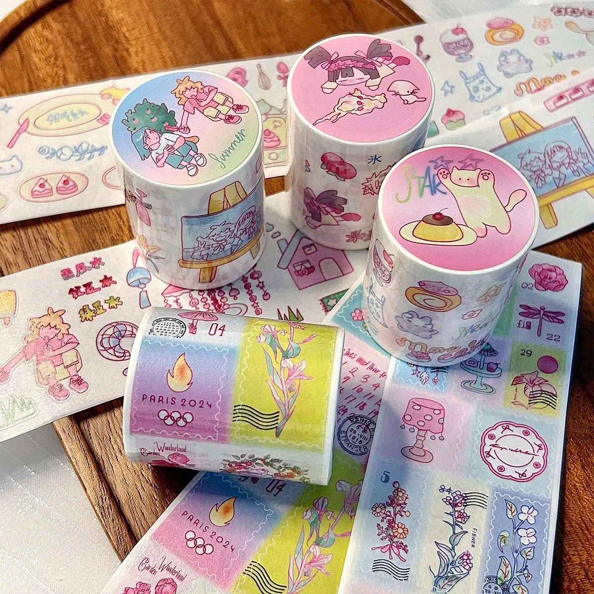 

Scrapbooking Decal Washi Tape Cutting Masking Tape Kawaii Adhesive Tape Arts Diy Crafts Album Journal Planner