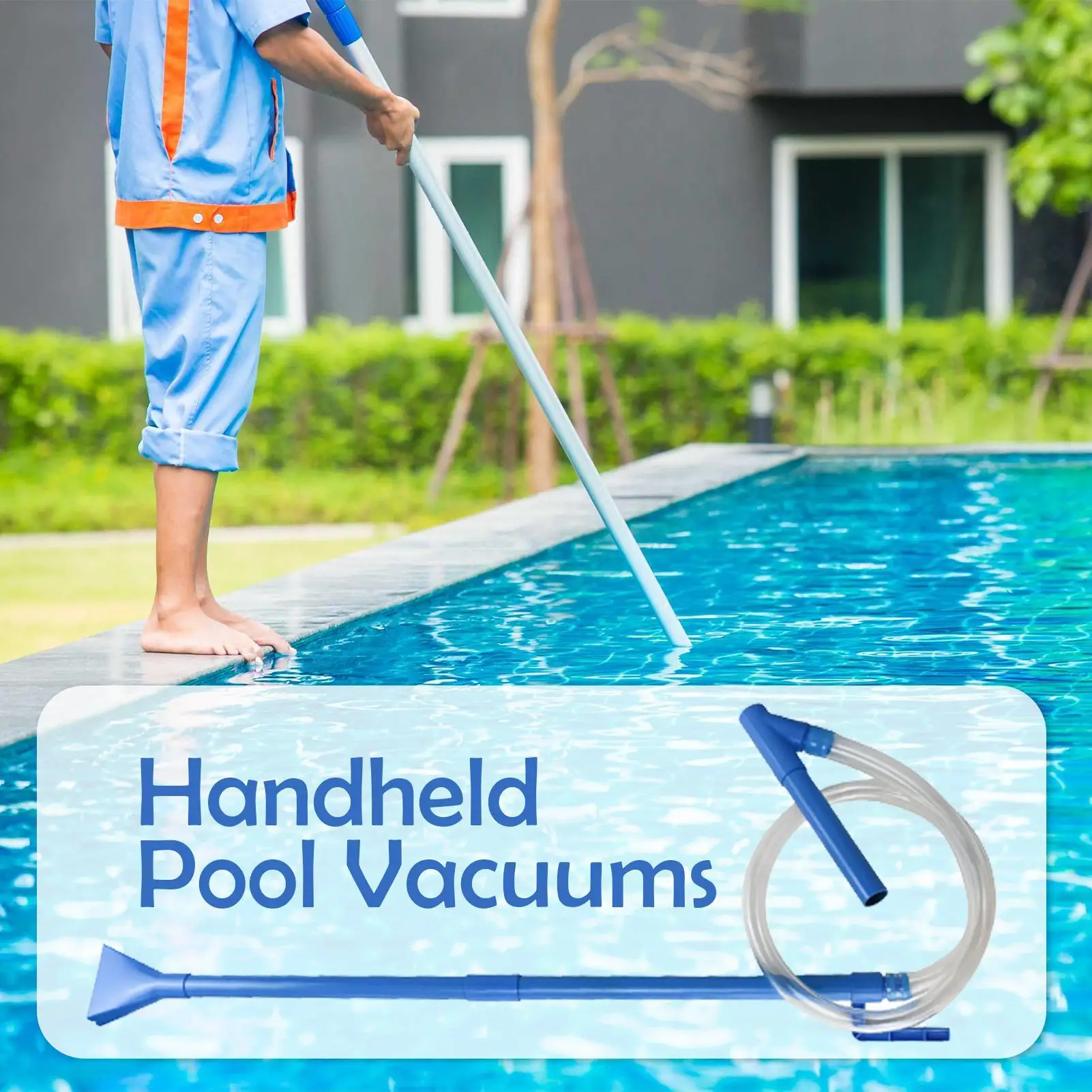 Handheld Hot Tub Vacuum ABS Manual Disassembled Washable Cordless Spa Cleaner for Dirt Grass and Other Debris Swimming Pool