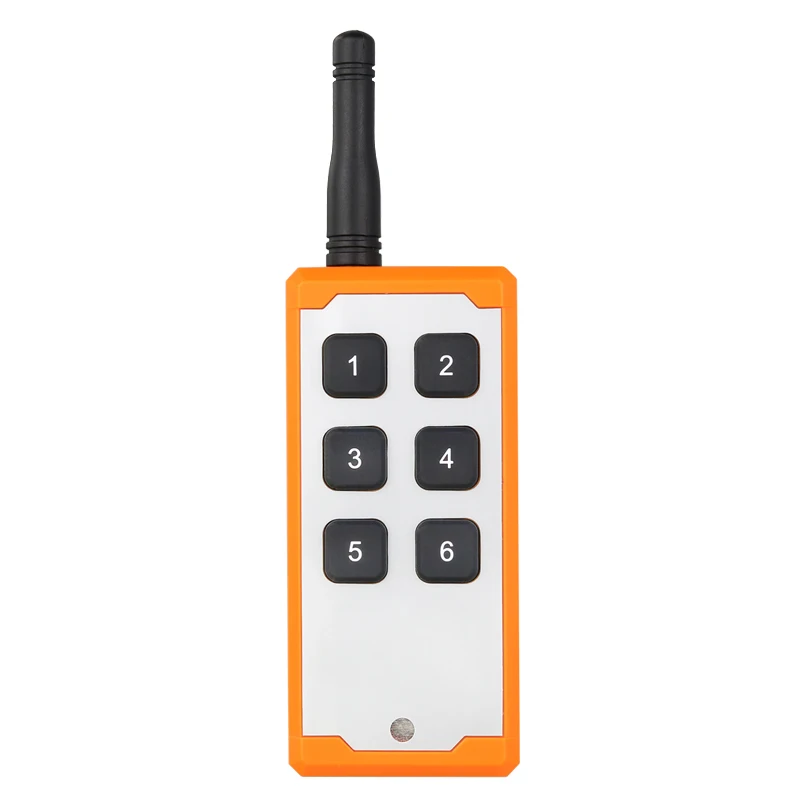 

Anti-Interference 433MHz 6Keys Learning Code Fixed RF Wireless Remote Control Code Long Endurance Industrial