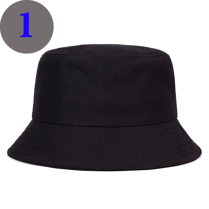 Fashion Unisex Adult Summer Reversible Bucket Hat Woman Man Outdoor Sun Beach Fisherman Cap Unisex Adult Outdoor Sun Visor Caps