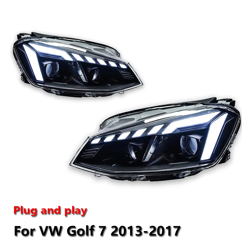 

Car LED Upgrade Headlight Accessories For VW Golf 7 2013-2017 MK7 DRL Brake Turn Signal Lamp Plug and Play