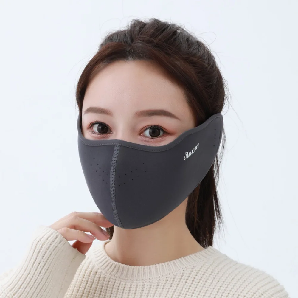 Maschera calda autunno inverno all'aperto Maschera integrale regolabile traspirante Maschera da ciclismo antivento anti-freddo Protezione per le orecchie