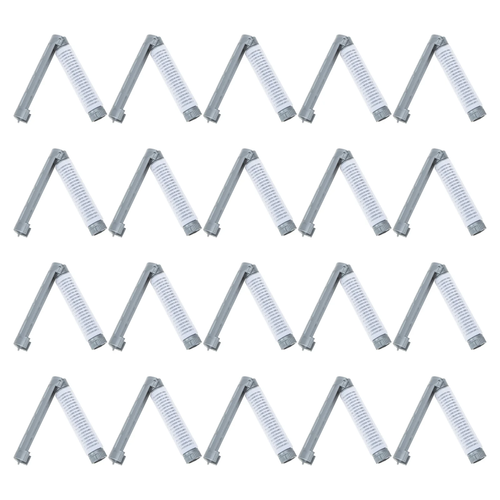 

20Pcs Reusable Hair Curlers Snail Shape Self Grip Rollers for Damage Free Curling Air Perming at Home