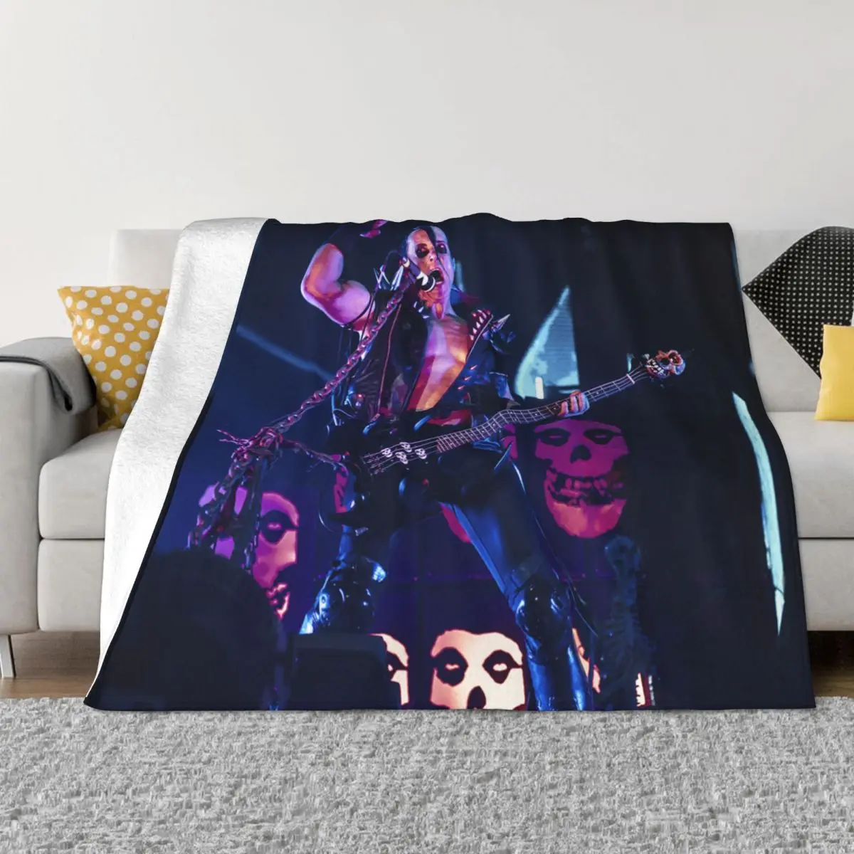 

Одеяло для домашней кровати Misfits Band 001556, подарок на день рождения, одеяло для дивана-кровати, персонализированные одеяла, пледы