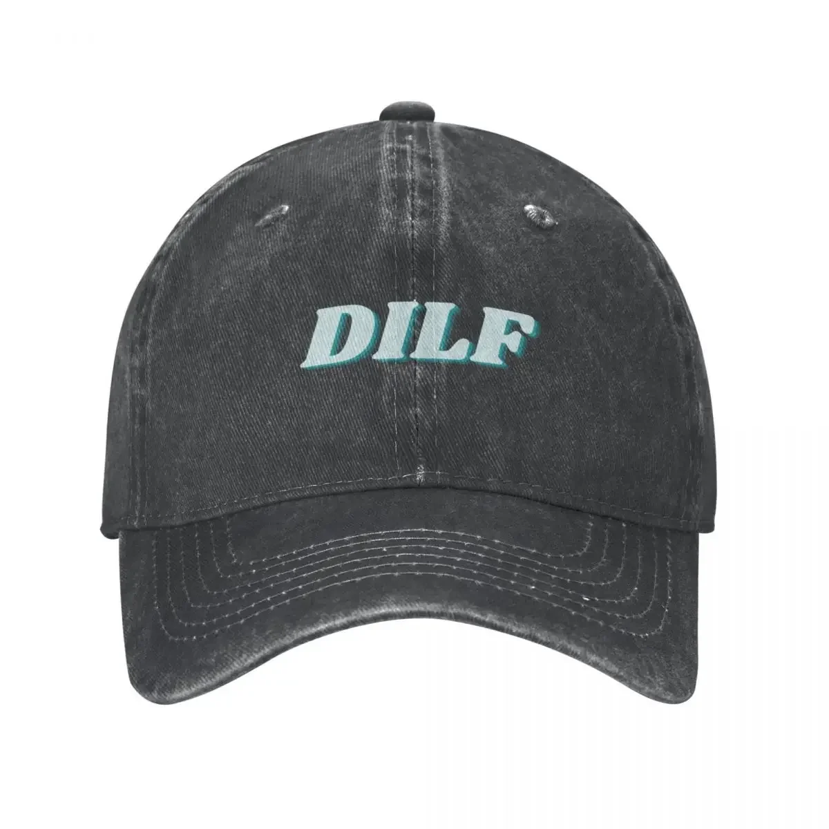 DILF Father's Day funny gift baby shower husband boyfriend Baseball Cap Sun Cap Hat Man For The Sun Men'S Caps Women'S