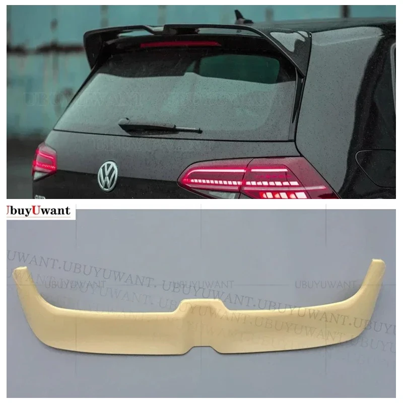 

Для Volkswagen GOLF 7 MK7 7.5 GTI/R 2014-2019 высококачественный спойлер на крышу автомобиля из АБС-пластика