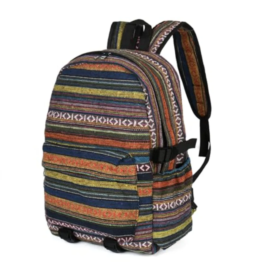 

Casual Backpack for WomenVintage Unique Style Fashion Backpacks Purse Boho Ethnic Handbag Shoulder Bag