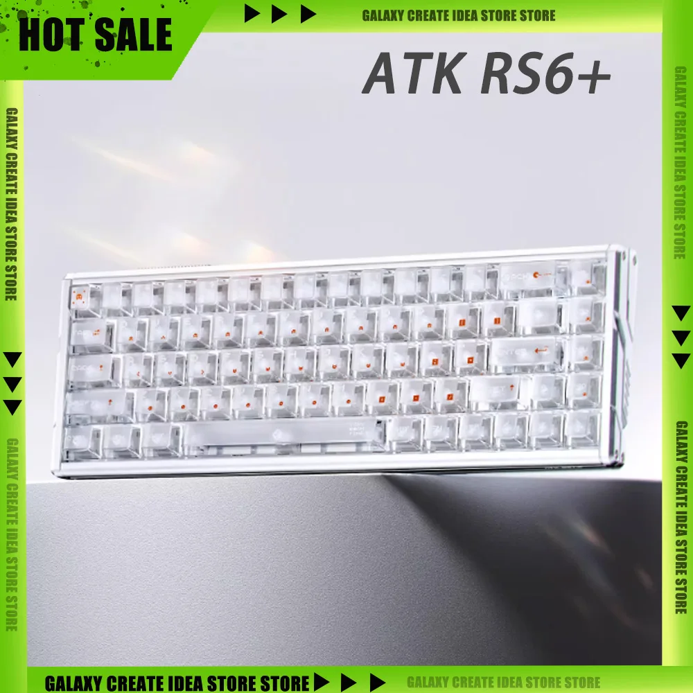 ATK RS6+ Wired Magnetic Switch Keyboard Aluminium Alloy 0.001mm RT Gaming Mechanical Keyboard Custom PC ASPAS Gamer Accessories