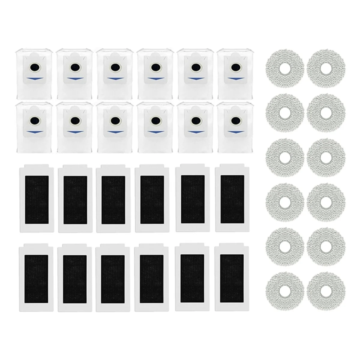 

A76Z For DEBOT X5 PRO Robot Vacuum Cleaner Mop Cloth Hepa Filter Dust Bag Accessories Replacement Spare Parts