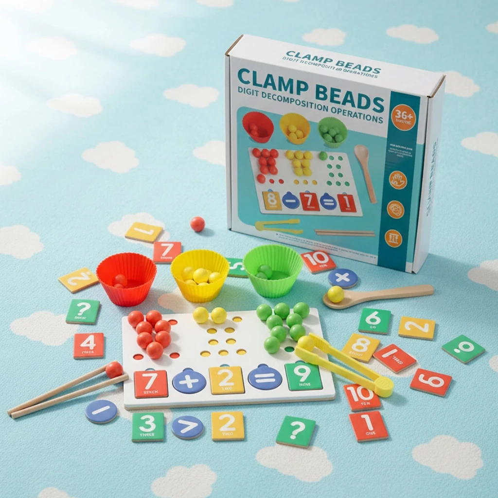 لعبة التوتير بالخرز، لعبة تحلل الأرقام، التعرف على الألوان والأرقام، مهارات إضافة وطرح الرياضيات وتدريبات التنسيق بين اليد والعين، تشتيت التفكير الرياضي للأطفال، ألعاب تعليمية لأعياد الميلاد والكريسماس للبنين والبنات