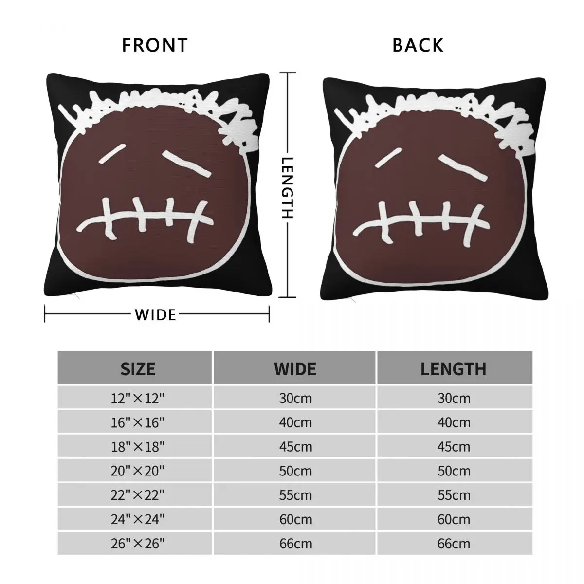 Travis Scott Cactus Jack La Flame Square Pillowcase Pillow Cover Polyester Cushion Decor Comfort Throw Pillow for Home Bedroom