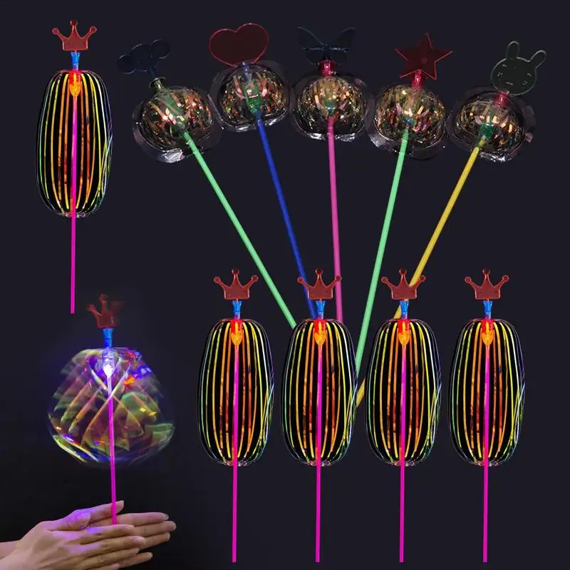 

Color Twist Bubble Wand Magical Twist Bubble Wand 10pcs Fun LED Flash Color Bubble Toy Outdoor Birthday Party Gift For Children