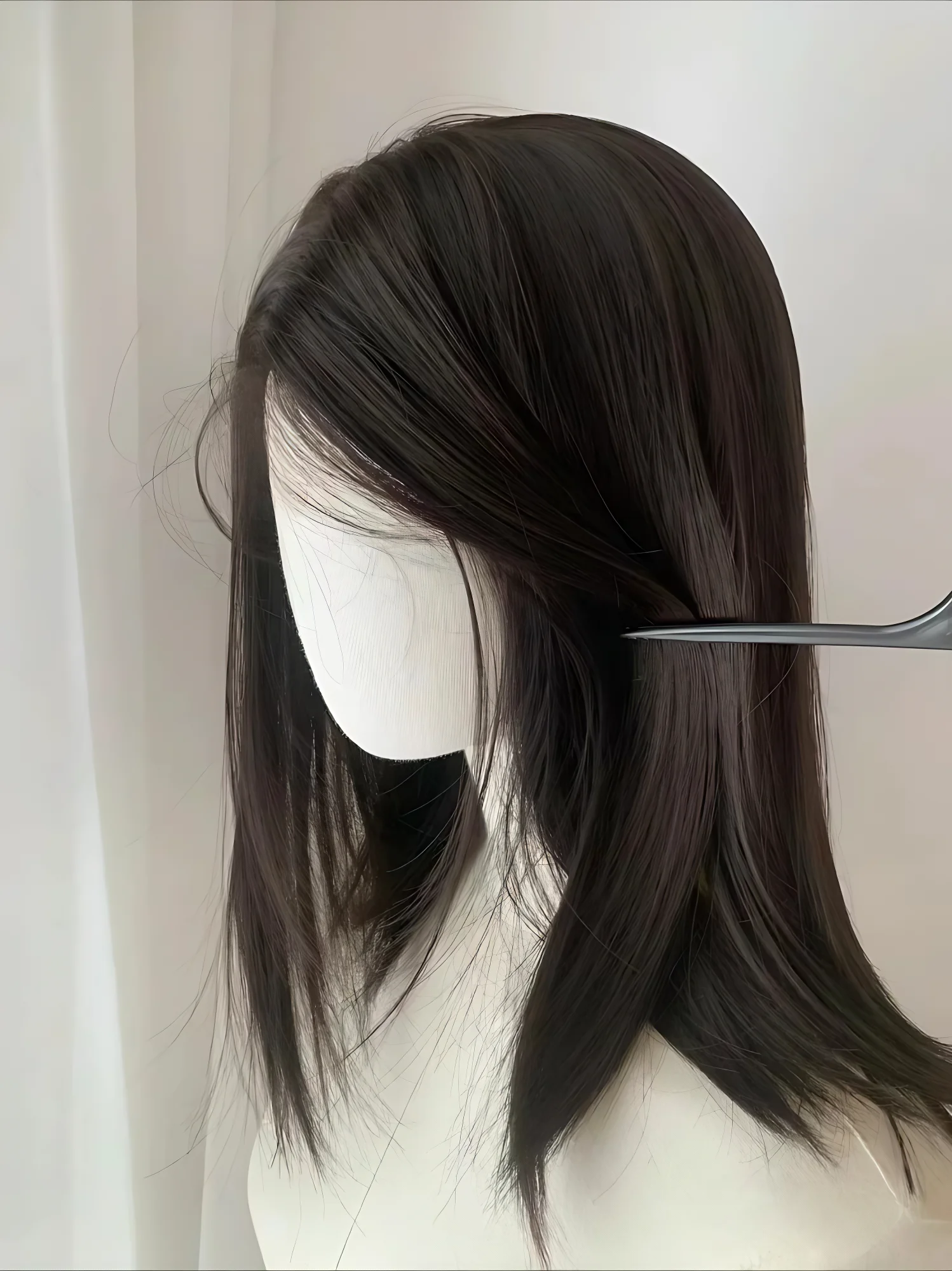 Ashely Short Wig Natural Black Brown Medium Short Wig Lace Front Wigs Headband Bob Wig for Daily Use 2024 New