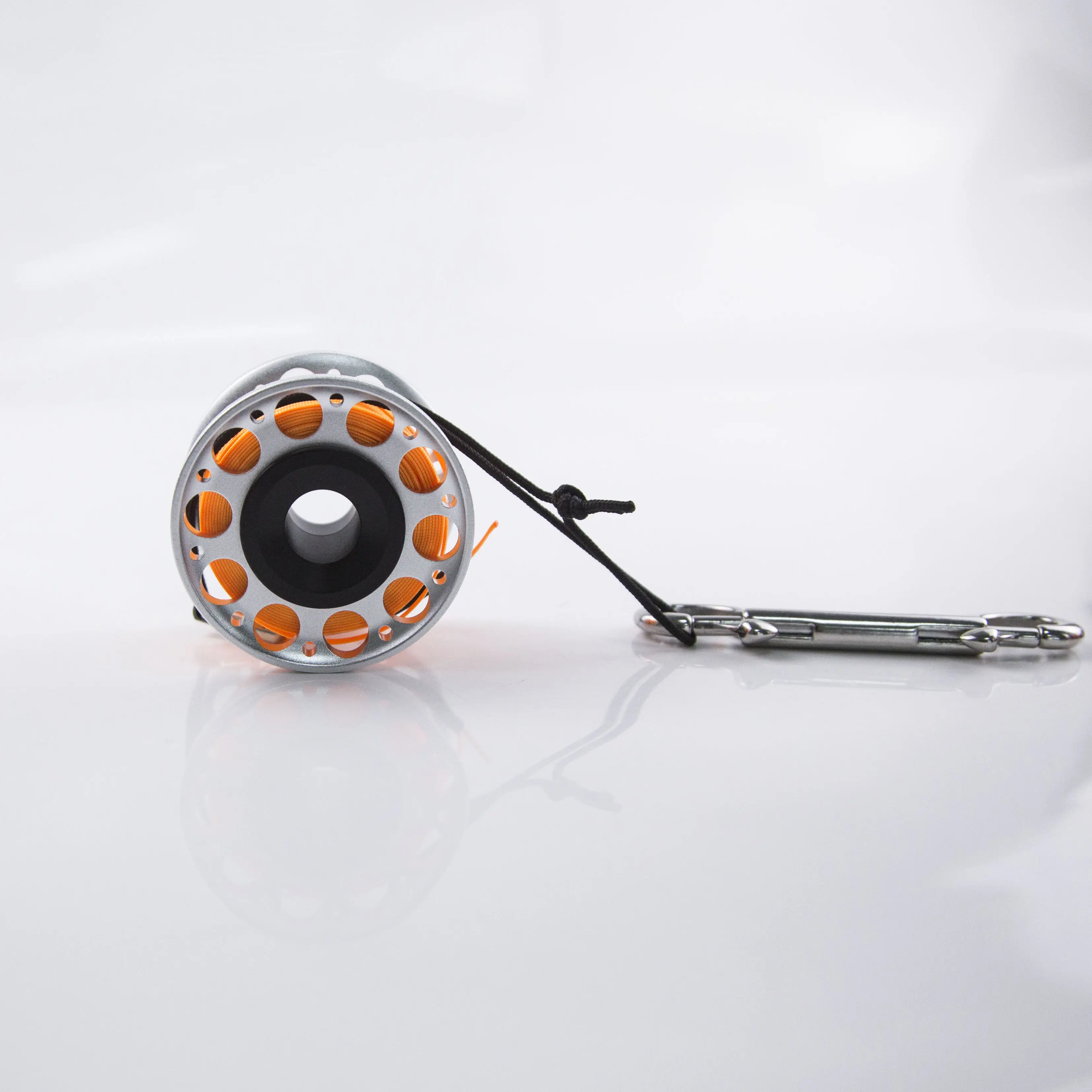 Submersible Reel SMB Aluminum Alloy 30m Scuba Free Submersible Ropes Color Spools Equipped with Geodesic Buoys Float Rods view 5