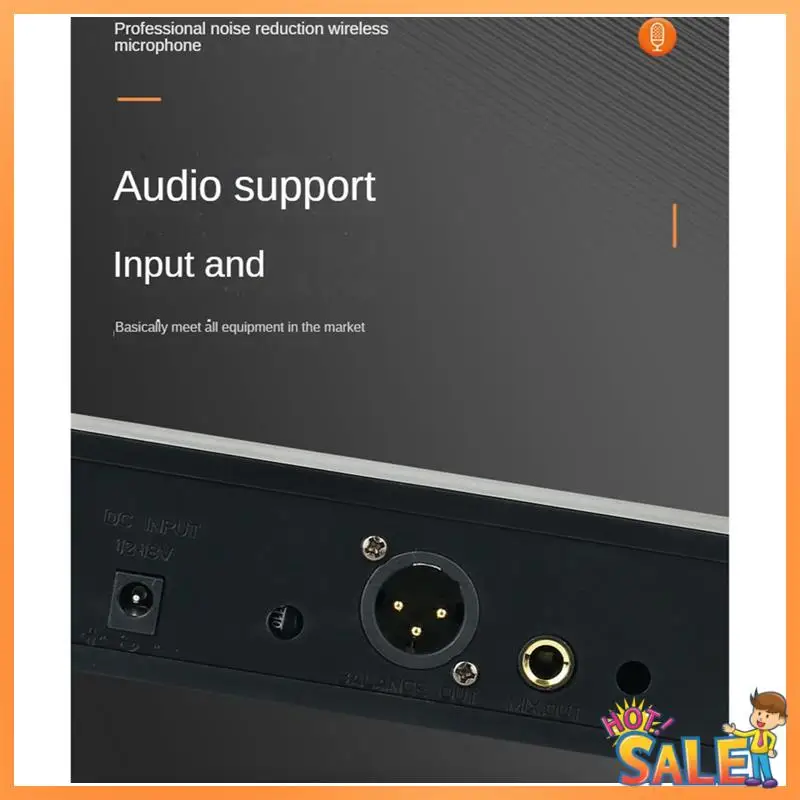 

AB68 Wireless Microphone Professional Handheld 4 Channels UHF Dynamic Mic For Karaoke Wedding Party Band Church Stage