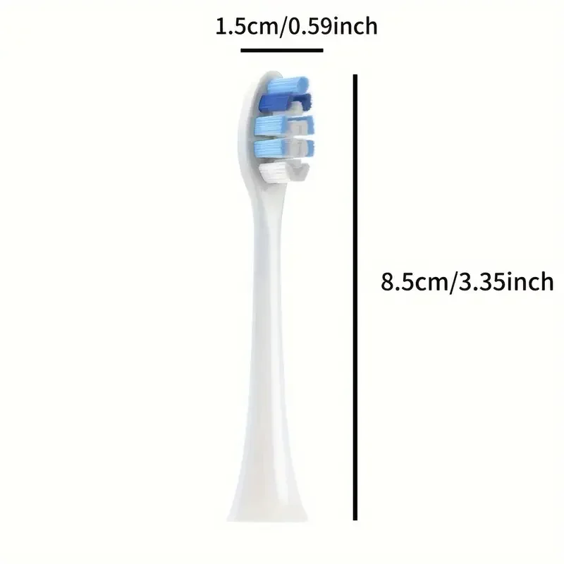 4pcs Replacement Toothbrush Heads Compatible with PH Electric Brush Head 1100 2100 4100 4300 5100 5300 6100 6500 etc