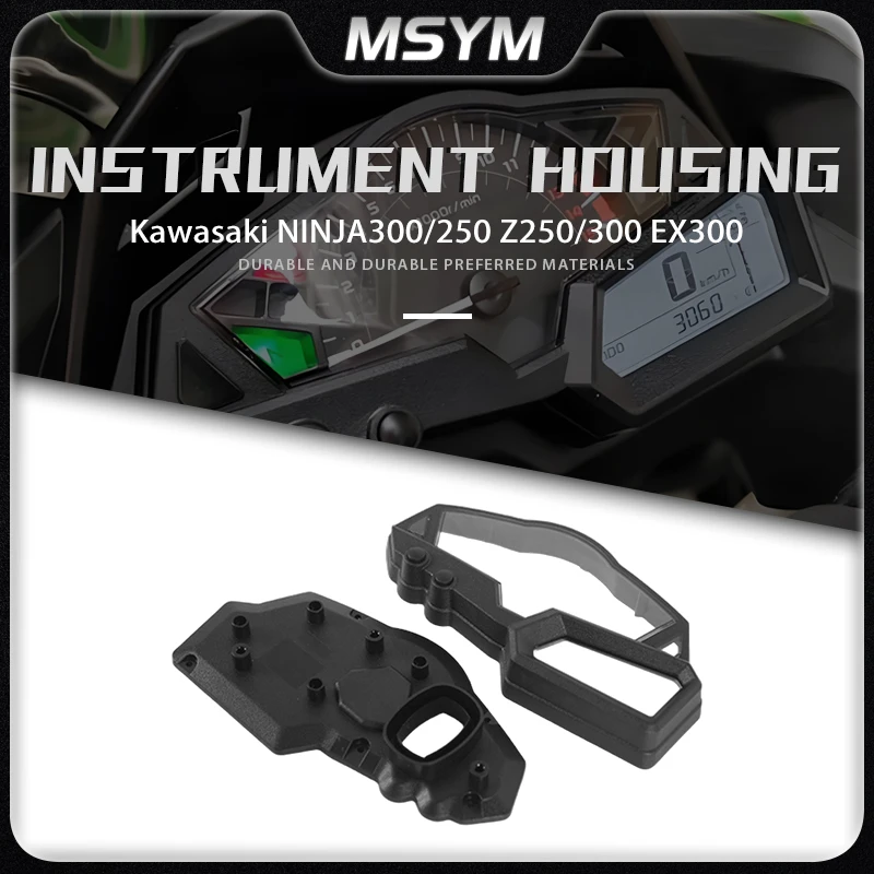 

Motorcycle Speedometer Instrument Case Indicator Odometer Tachometer Housing Cover For Kawasaki Ninja300 250 Z250 Z300 EX300