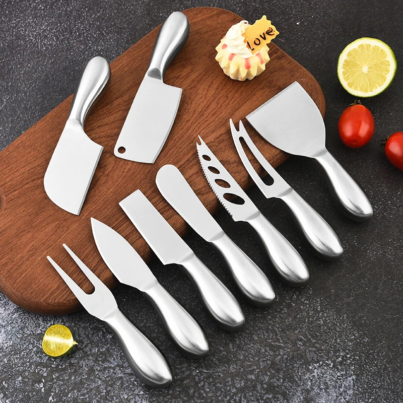 

Hollow Handled Cheese Knife Set Kitchen Baking Tools Butter Knife Pizza Knife Stainless Steel Cheese Knife