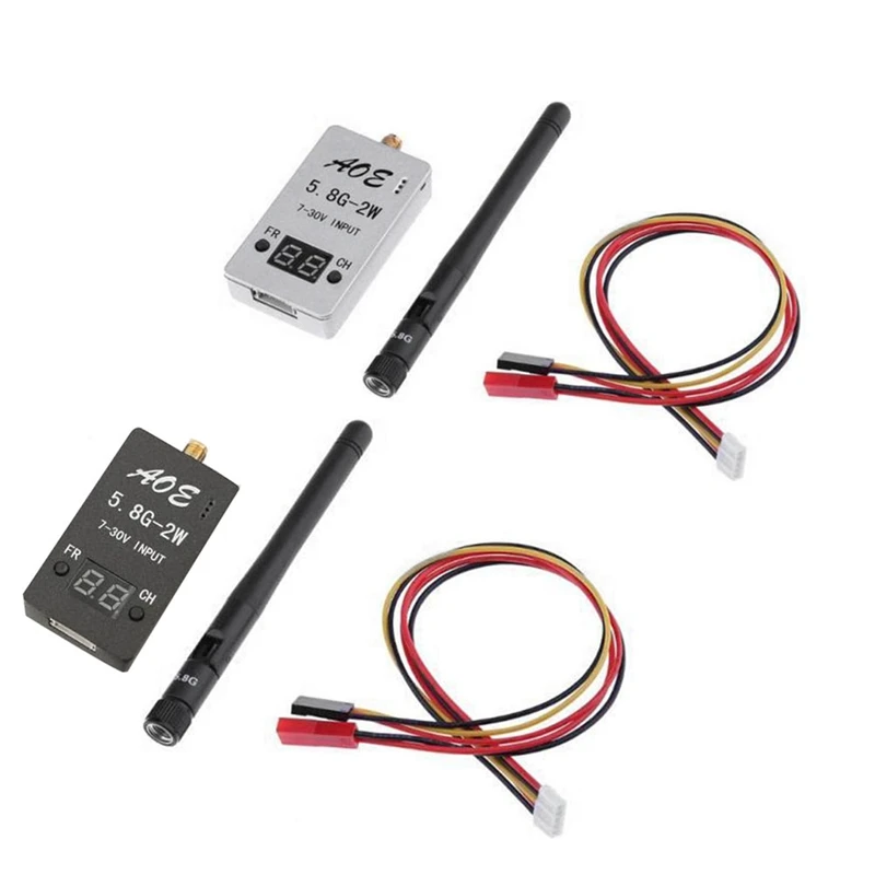 TS933 2W 5.8G FPV VTX 2000Mw 48CH 5V 7-30V Input Case FPV Transmitter For FPV Drone RC Model