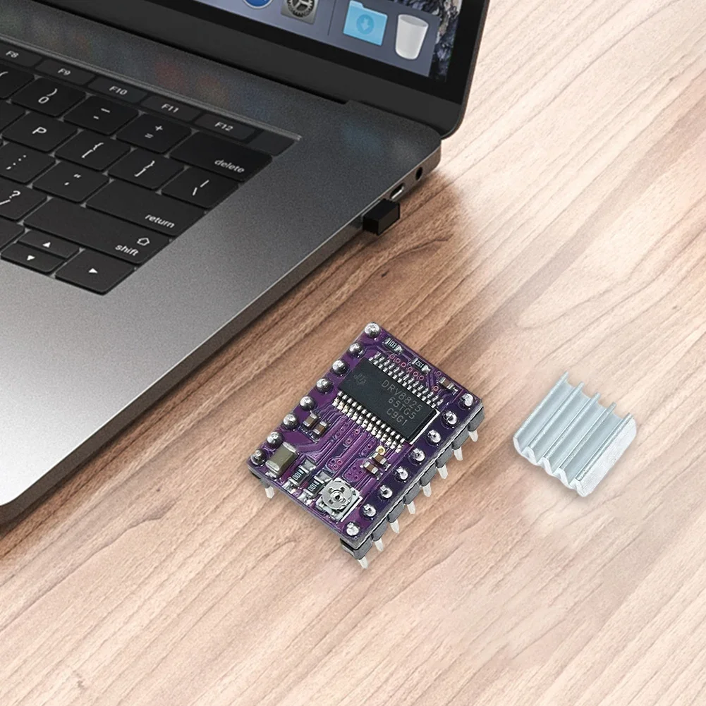

A4988 DRV8825 Stepper Motor Driver Control Module with Heat Sink for Ramps 1.4 StepStick Compatible Boards