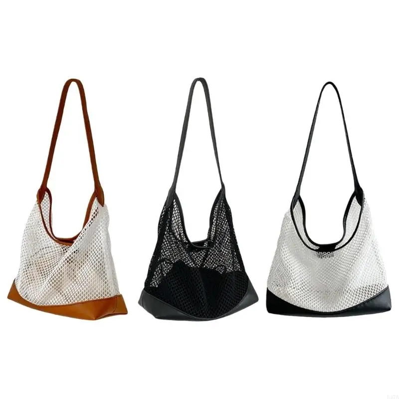 

Trendsetting Open Weave Underarm Purse Summer Shoulder Bag Roomy Accessory 547A
