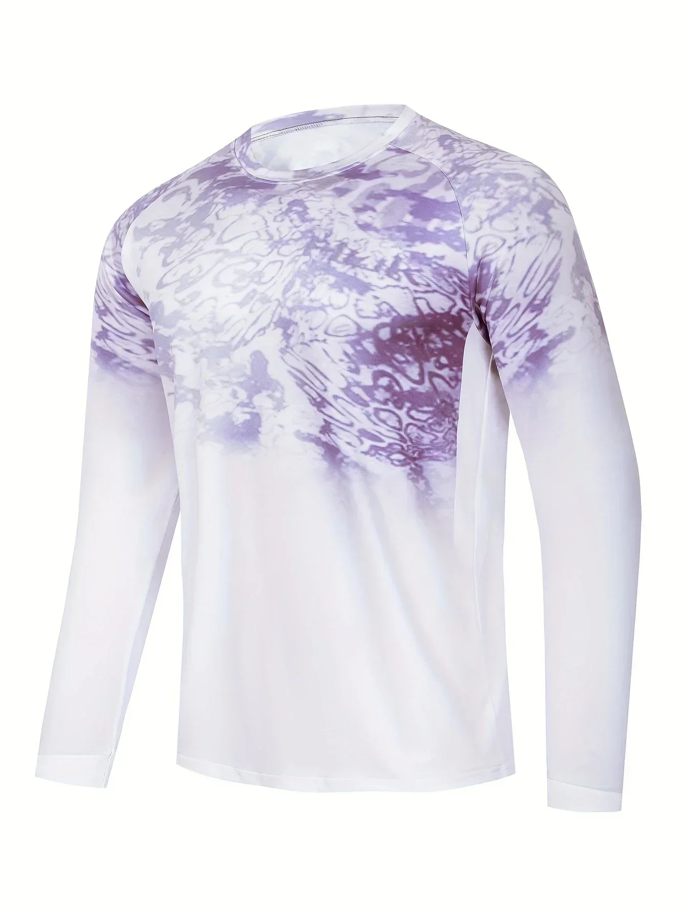 قمصان رجالية للحماية من الشمس بأكمام طويلة، قميص أداء سريع الجفاف لصيد الأسماك في الهواء الطلق والمشي لمسافات طويلة FS31M #2