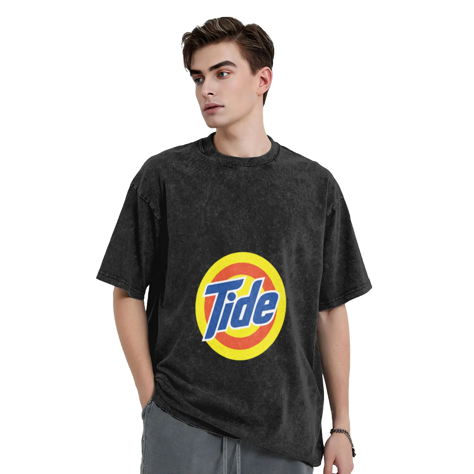 Tide  T Shirt as worn by Neil Young 1996 Classic Chic A Vintage Oversized Cotton Unisex T-Shirts