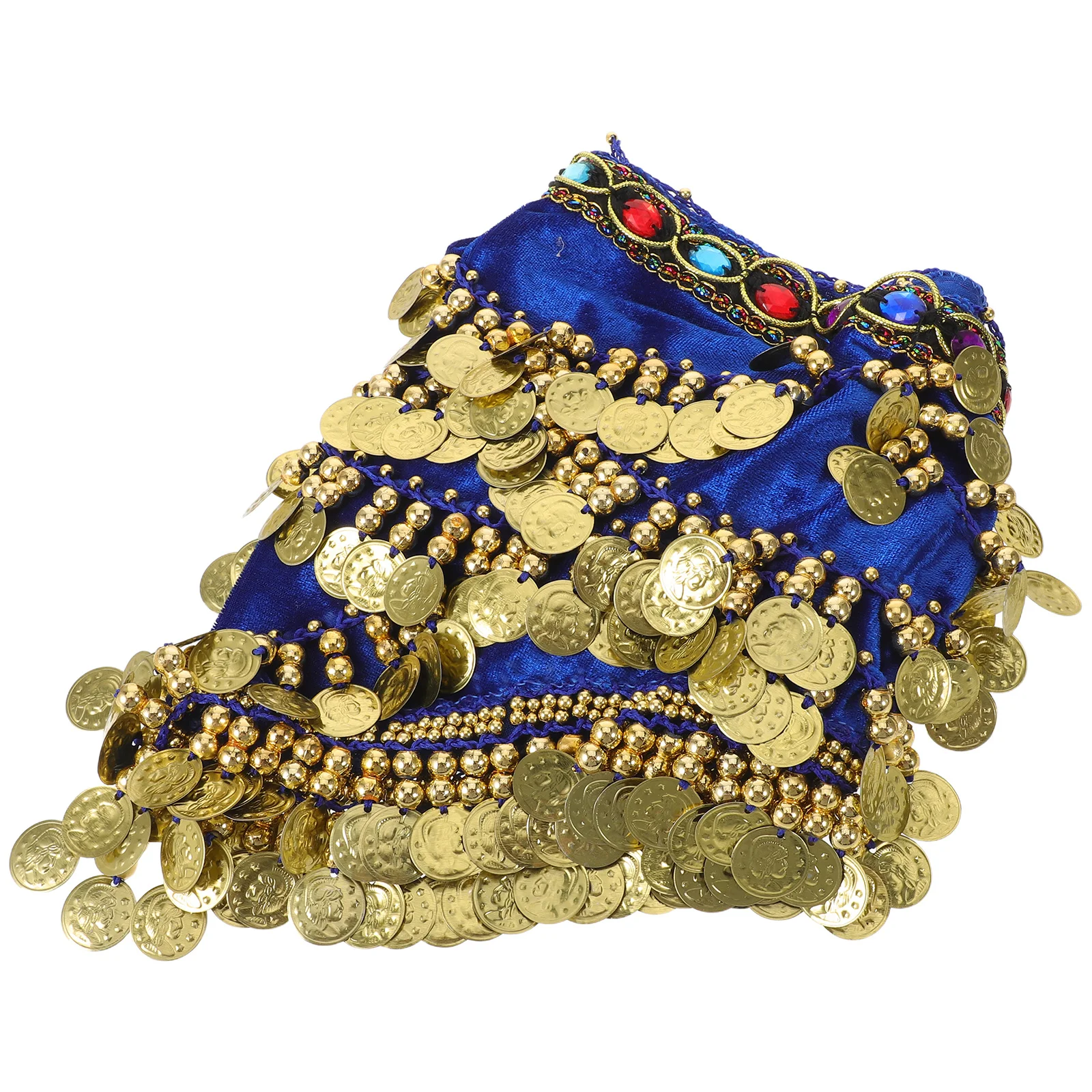 1 قطعة الرقص الشرقي الخصر سلسلة خمر بوهو شرابة وشاح الورك للنساء مرحلة الأداء زي التبعي #4