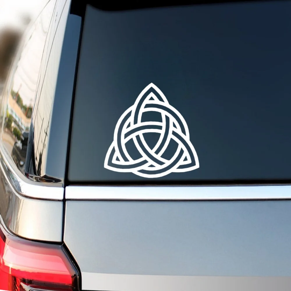 

Glossy Removable PVC for Car Window Wall Home Celtic Knot Triquetra Vinyl Sticker