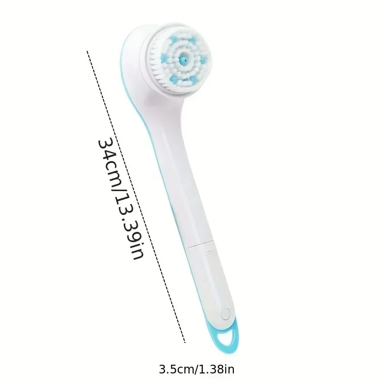 Electric spin spa brush Back Brush Long Handle For Shower Brush  Used For Body Cleaning Exfoliating Massage  Body