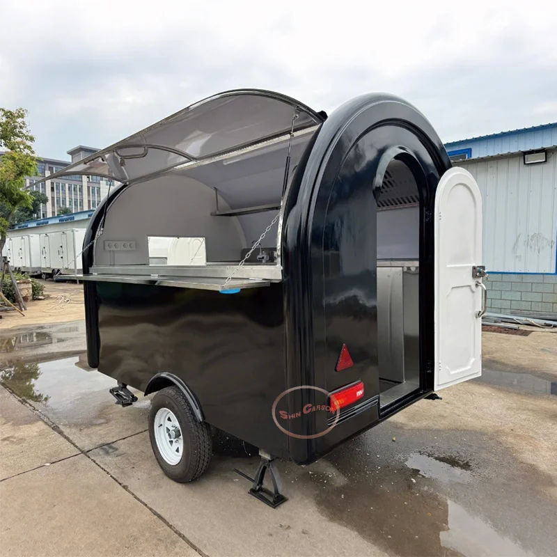 

Ice Cream Food Trailer, The Hot Dog and hamburger, Mobile Food Truck