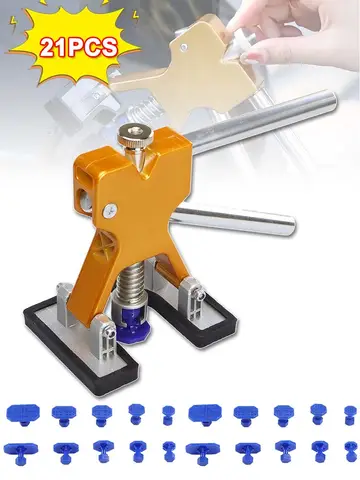 Paintless Car Dent Puller Kit Lifter Body Dent Puller Remover Repair Auto Small Ding Hail Dent Removal Tools Automotive Workshop