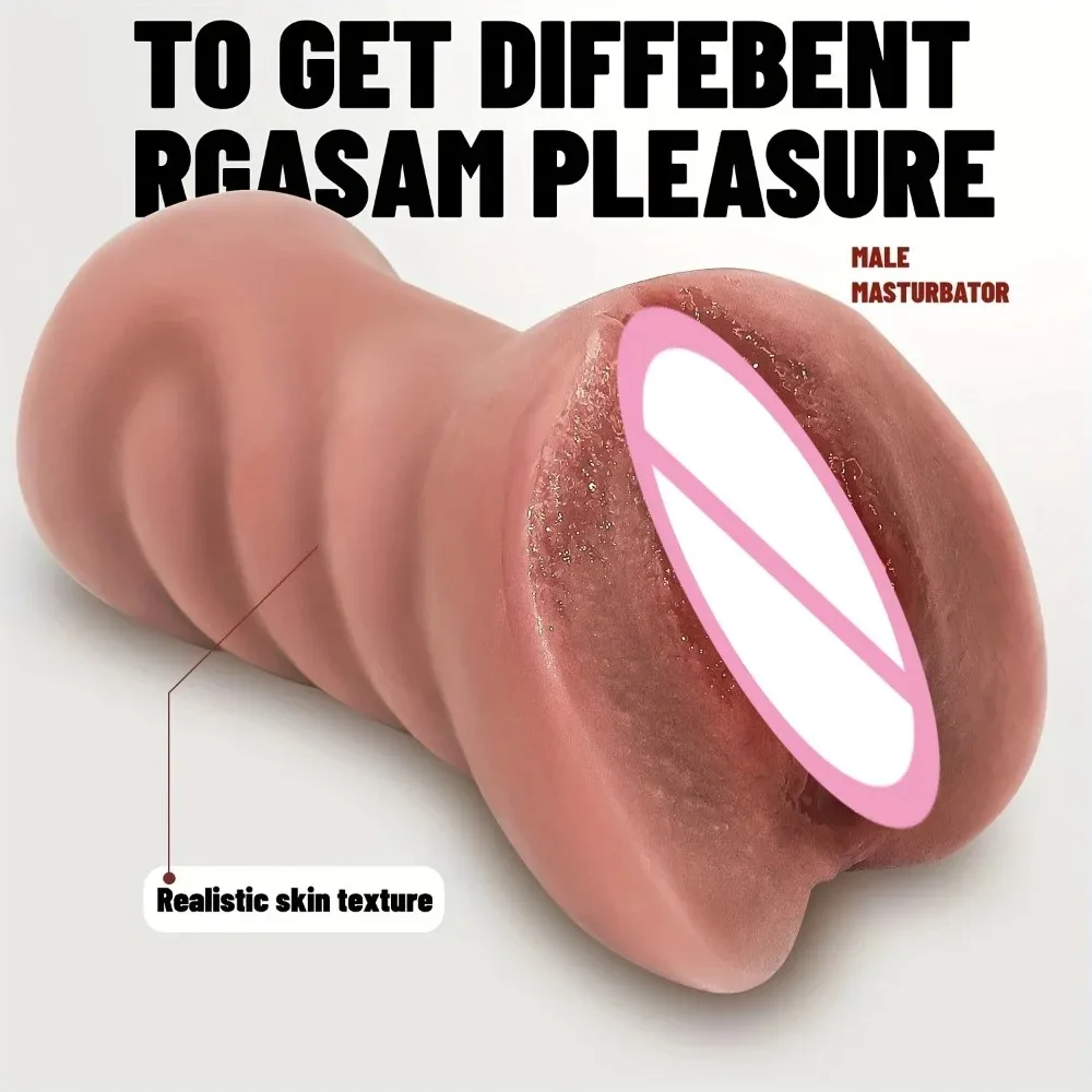 Realistic Artificial Vagina Pussy Masturbation Cup Blowjob Sucking Male Masturbator Soft Pocket Pussy Adult Sex Toys For Men - Image 4