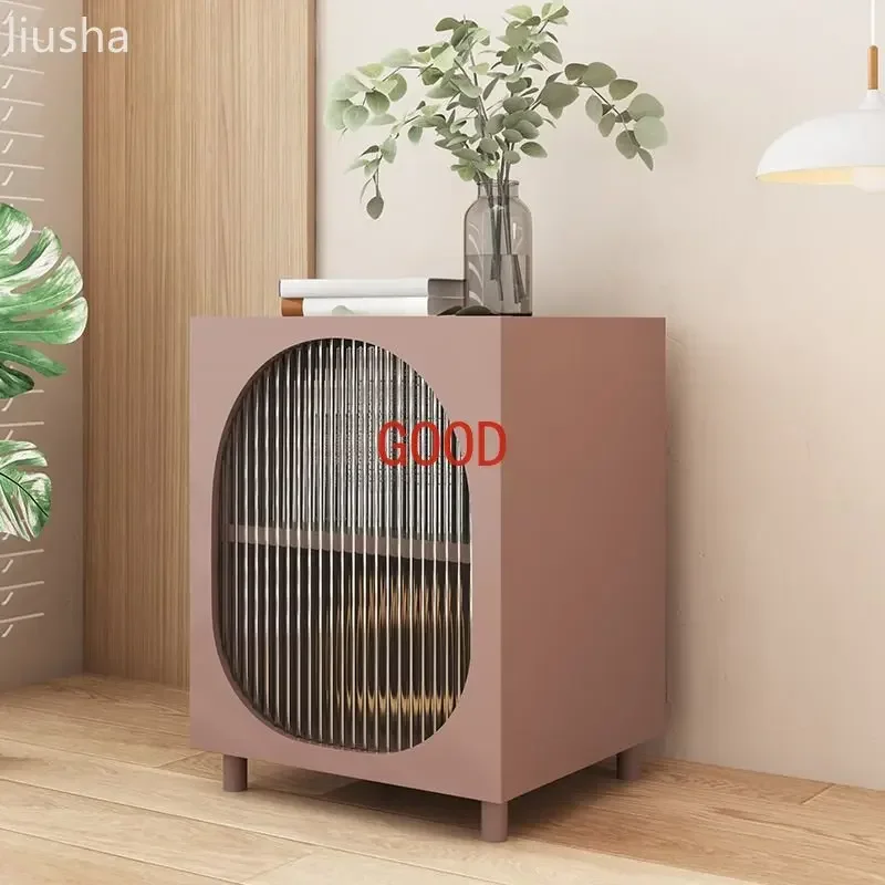 

Nordic New Bedside Cabinet Small Cabinet Solid Wood Bedside Storage